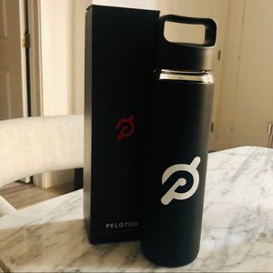 Peloton glass water bottle